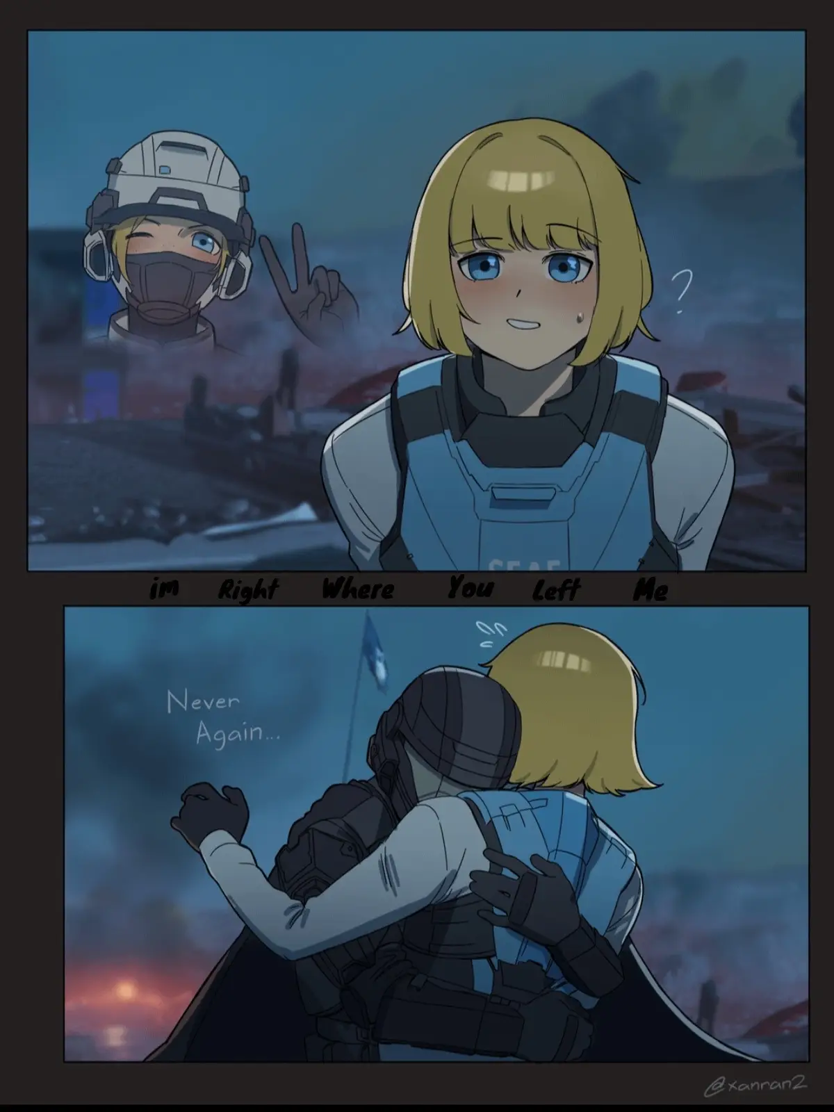 Art by u/EitherCaregiver697. #fyp #helldivers2 #helldivers2fyp #haloreach #odst 