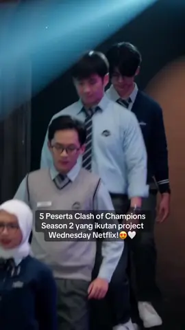 5 Peserta Clash of Champions Season 2 yang ikutan project Wednesday Netflix!😍🤍 #luthfibimaputra #amadeoyesa #anggisdevaki #rochecoc #clashofchampions Vannes menjadi winner of Clash of Champions season 2. Vannes Roche Deo Top 3 Clash of Champions ikut project Wednesday Netflix. Luthfi balik ke Korea. Septi Khai kecopetan kehilangan handphone saat mau balik ke Korea. Momen Nicholas Nares. Momen full Rafael Nerya 