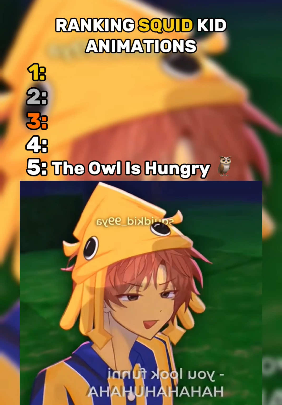 Ranking squid kid animations #top5 #ranking #99nightsintheforestkrakenkid #animation #animationmeme 
