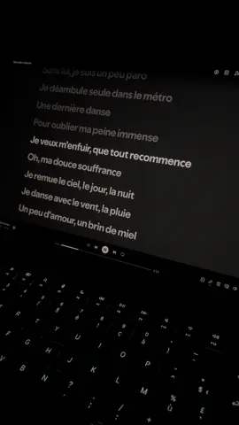 Dernière danse - Indila #spotify #lyrics_songs #lyrics 