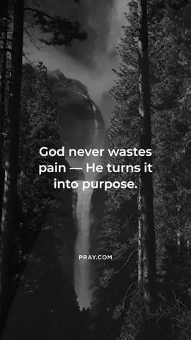 Your pain has purpose. God is shaping it into something greater. 🌟🙏 Pain is never meaningless in God’s hands. What feels like a breaking point can become the very place He builds something new. He takes our struggles, our tears, and even our deepest wounds, and reshapes them into testimonies of His power and grace. Trust that the pain you’ve walked through is not wasted—it is being transformed into purpose that will bless you and others. 🌿