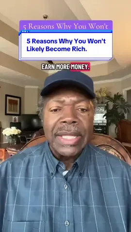5 Reasons Why You Won't Likely Become Rich. #WealthMindset  #FinancialFreedom #InvestInYourself #SuccessTips 🔑💰🚀 📈 
