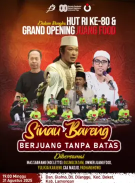Sinau Bareng Mas Sabrang MDP 