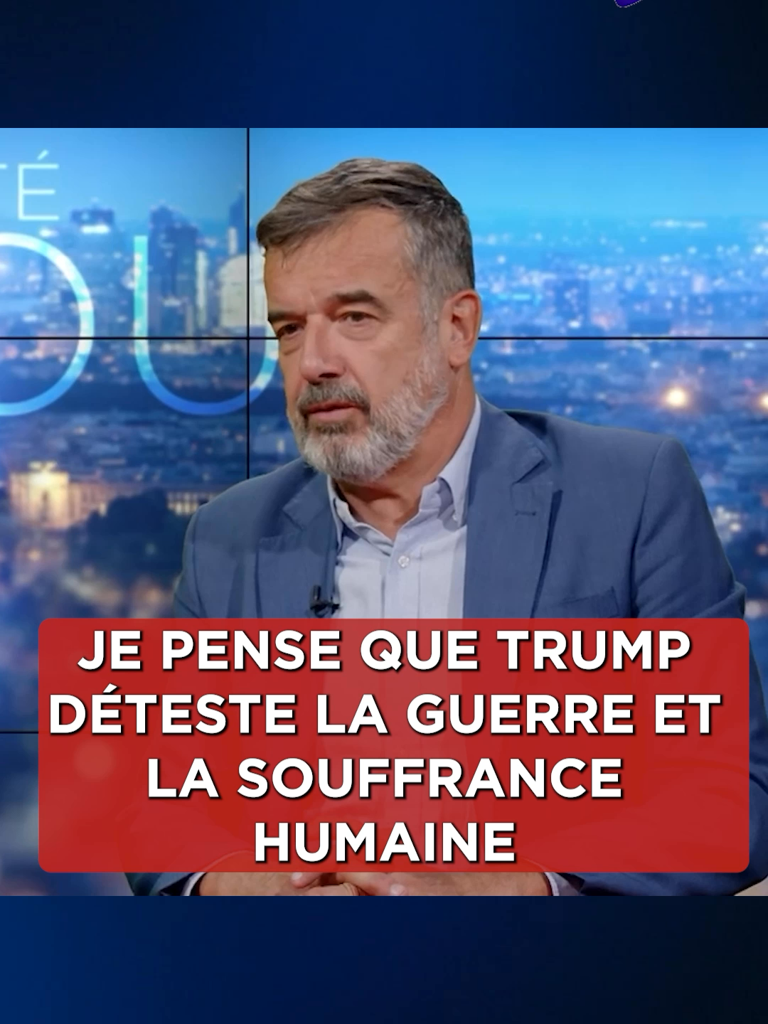 🎙️« Je pense que Trump déteste la guerre et la souffrance humaine » Régis Le Sommier sur TVL
