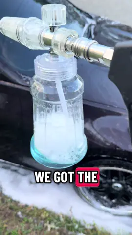 The Cheapest Foam Cannon Never Disappoints #TikTokMadeMeBuyIt #cardetailing #CarCareProducts 