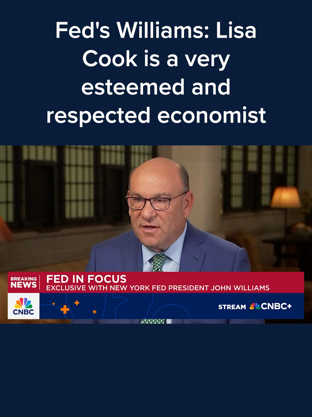 New York #Fed President John Williams said on Wednesday that Lisa Cook has always brought 