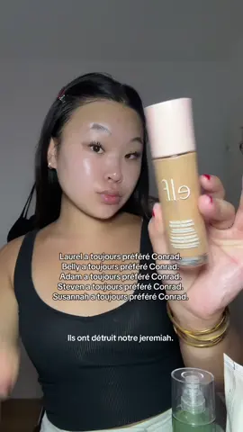J’espère que Belly et Conrad ne finiront JAMAIS ensemble @elfcosmetics @Hourglass Cosmetics @Too Faced @Maybelline France #leteoujesuisdevenuejoliesaison2 #amour #conrad #jeremiah #pourtoii 