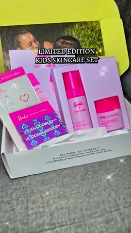 Evereden & Barbie is the cutest thing ever!!! Their skincare is always so good ! #kidsskincare #evereden #barbie #giftforkids #skincareforkids 
