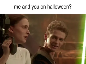 the best halloween duo #haydenchristensen #anakinskywalker #padmeamidala #anidala #starwars 