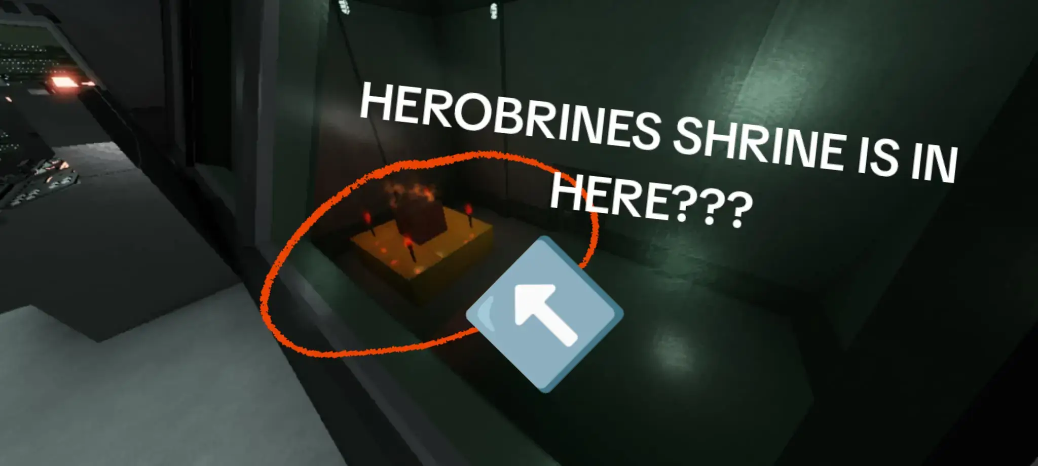 #fyp #robloxpressure #pressure #pressureroblox #herobrine O-O okay I have to be dumb now but WHY is HEROBRINES shrine in pressure rooms o-o' 