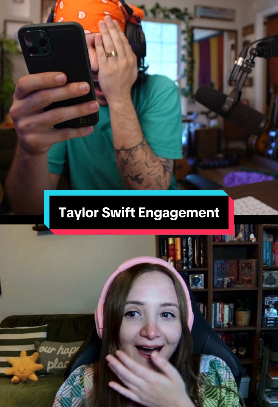 CONGRATULATIONS TAYLOR AND TRAVIS 💍🧨  Here is the moment that HTHAZE found out about Taylor Swift’s engagement whil on call with his assistant Leah (aka me! 👋) #hthaze #fyp #taylorswift #swifties #traviskelce  @HTHAZE @Taylor Nation @New Heights 