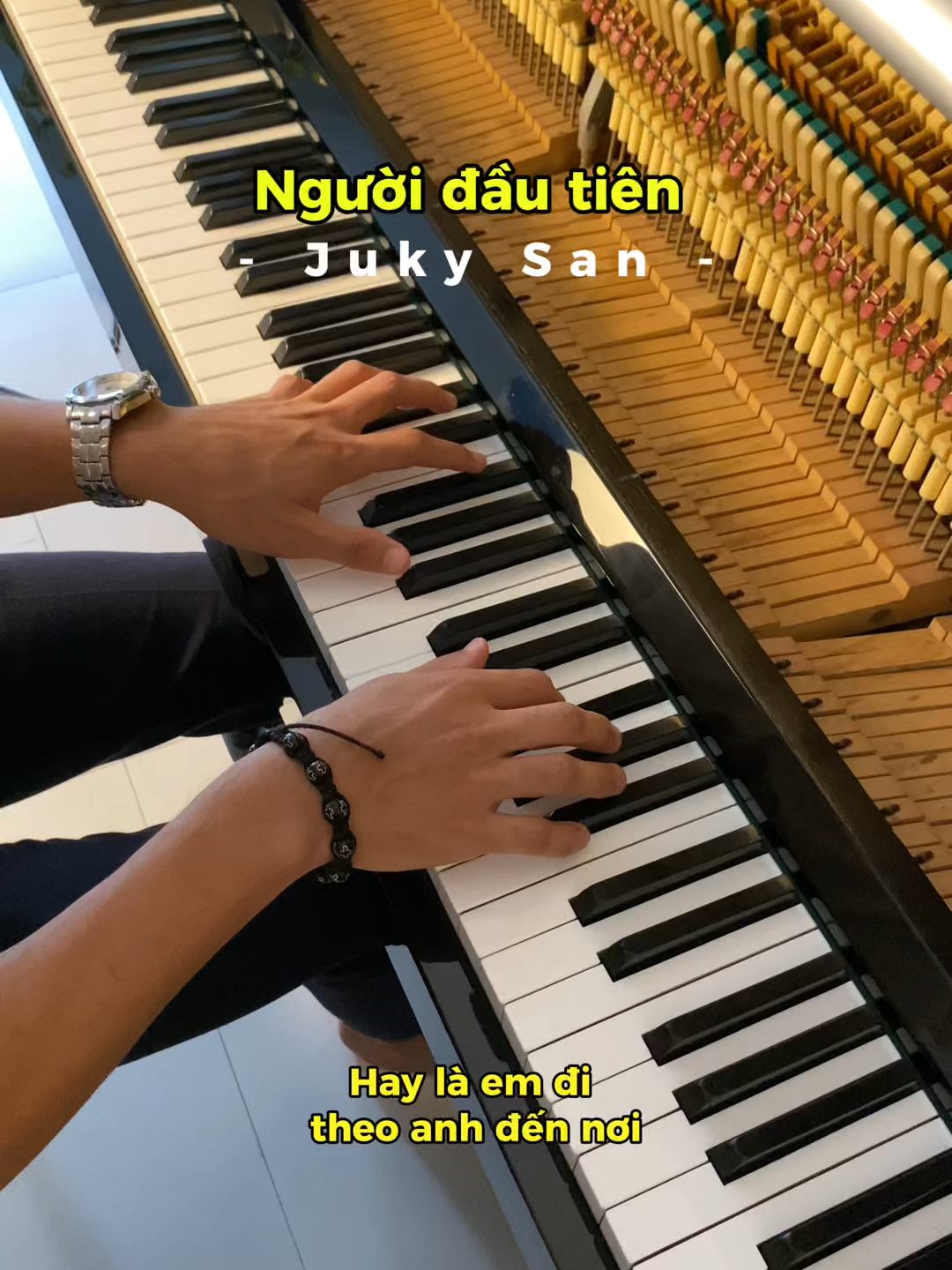 NGƯỜI ĐẦU TIÊN - Juky San | Piano cover by Minh Nhật #JOMusic #hocpiano #quantanbinh #pianocover #jukysan