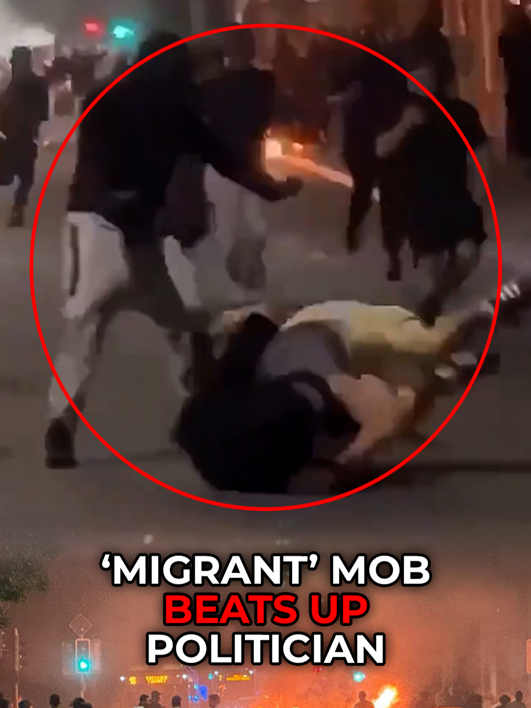 A politician has been attacked by a group of migrants rioting, after asking what they were up to. The Swiss city of Lausanne has been swept by unrest for the past two nights since a 17 year old boy was killed while fleeing police on a stolen scooter. #migrants #smallboats #freespeech #gbnews