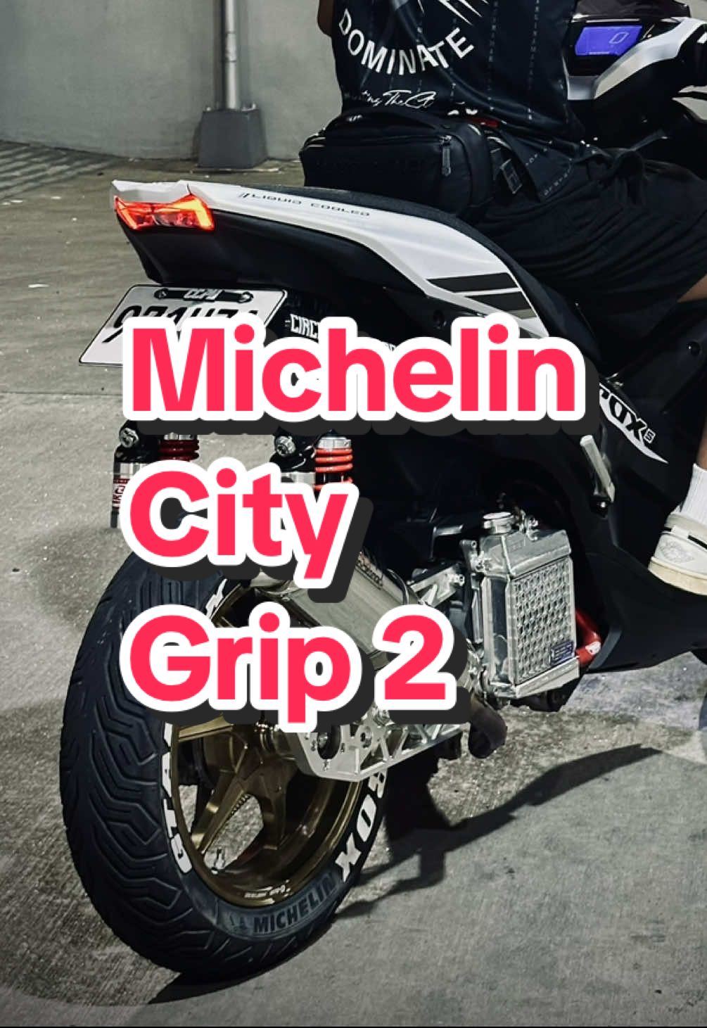 Replying to @Rumer Matalang Perez gulong na gamit ko? shempre tol michelin city grip 2 🔥 #motorcycletires #aerox155 #michelincitygrip2 