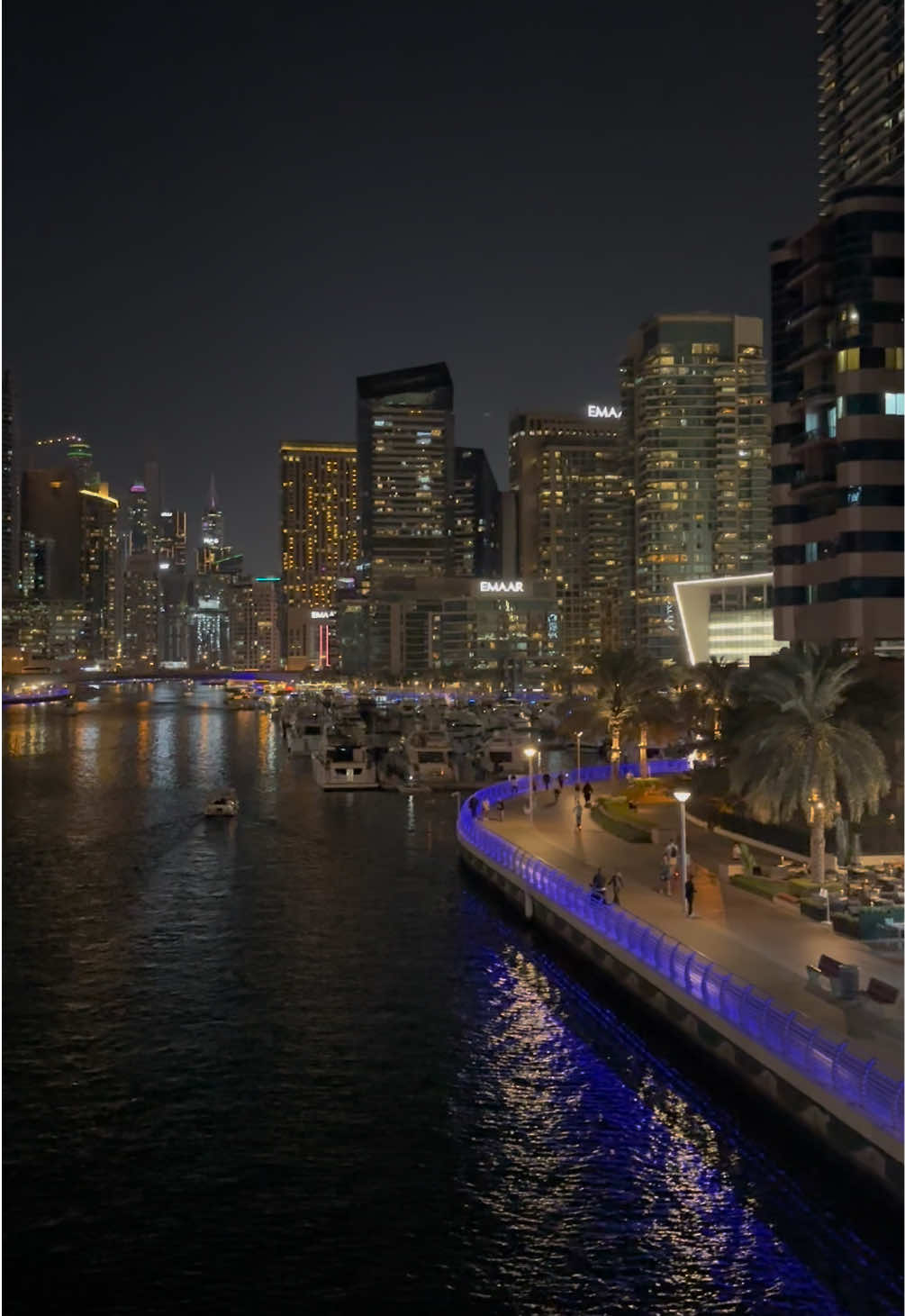 📍Night Dubai Marina, UAE🇦🇪❤️