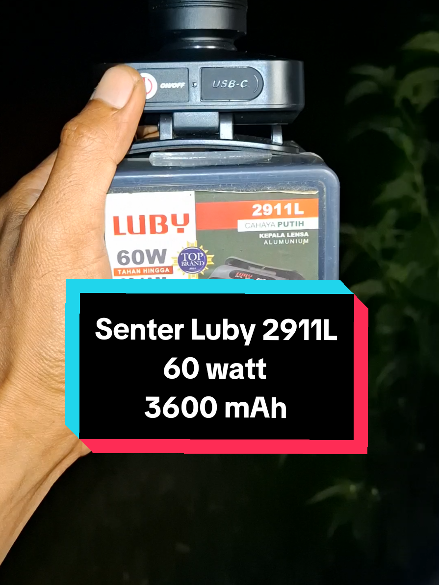 harga terjangkau cahaya super terang, senter luby 60 watt #senter #luby #luby60watt #senterkepala #senterledsuperterang 