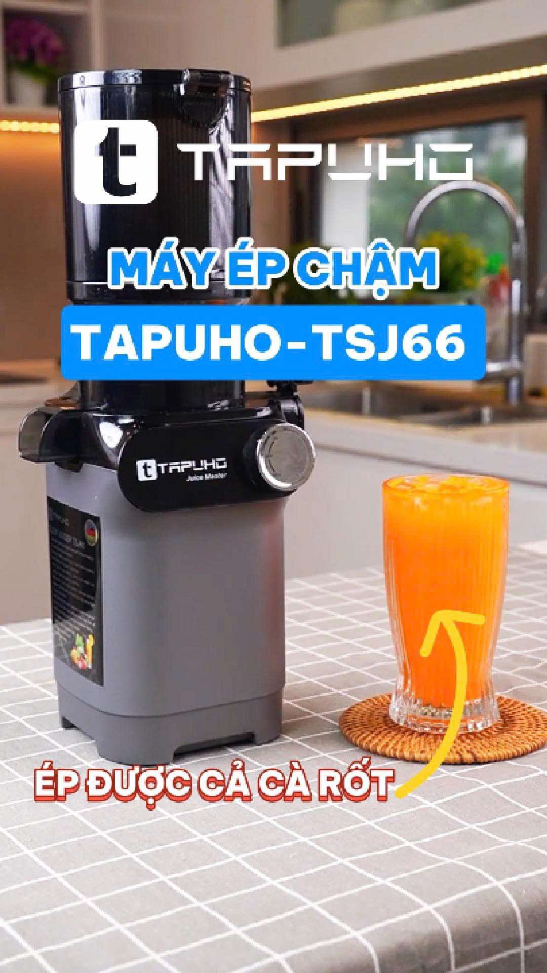 Chiếc máy ép chậm có thể xử lí được cả dứa và cà rốt chỉ trong 1 nốt nhạc! Mua ngay máy ép chậm tại đây! #Tapuho #mayepcham #dua_carot  #tsj66 #ephoaqua 