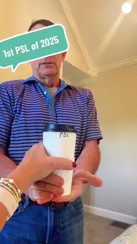 First PSL of the season, first PSL as grandparents-to-be… and the first of many ‘firsts’ for Grumpus & Lovey. #EverybodyLovesDenny @Pettway Picks | Must-Haves @jitteryjoescoffee 