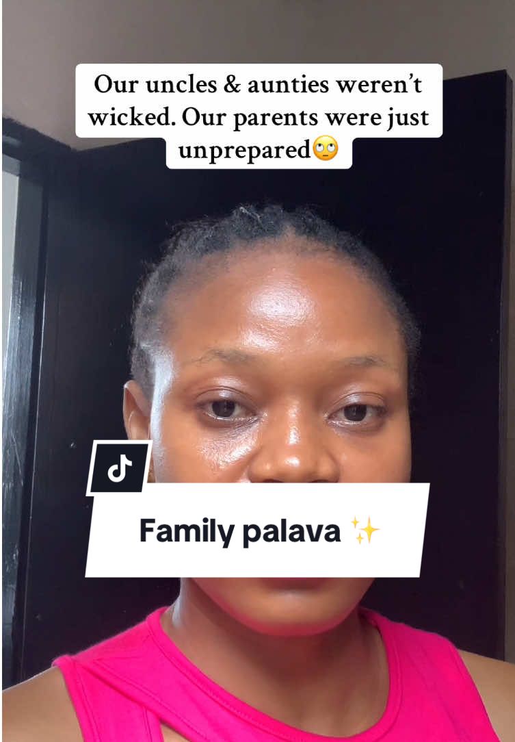 Some of us might end up being that wicked and selfish aunty in the future if your siblings are currently making the wrong choices. 