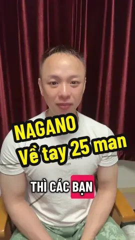 NAGANO VỀ TAY 25 MAN IB MÌNH NHÉ JLPT N3 trở lên YC KINH NGHIỆM CÀNG TỐT#quangkaigo 