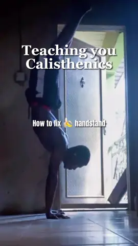 Fix your banana back handstand 