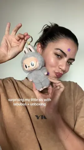 last week my little sis told me she really wanted a labubu, she’s a dance teacher and said her girls would freak out if she showed up at the studio with one so of course we had to surprise her <33 