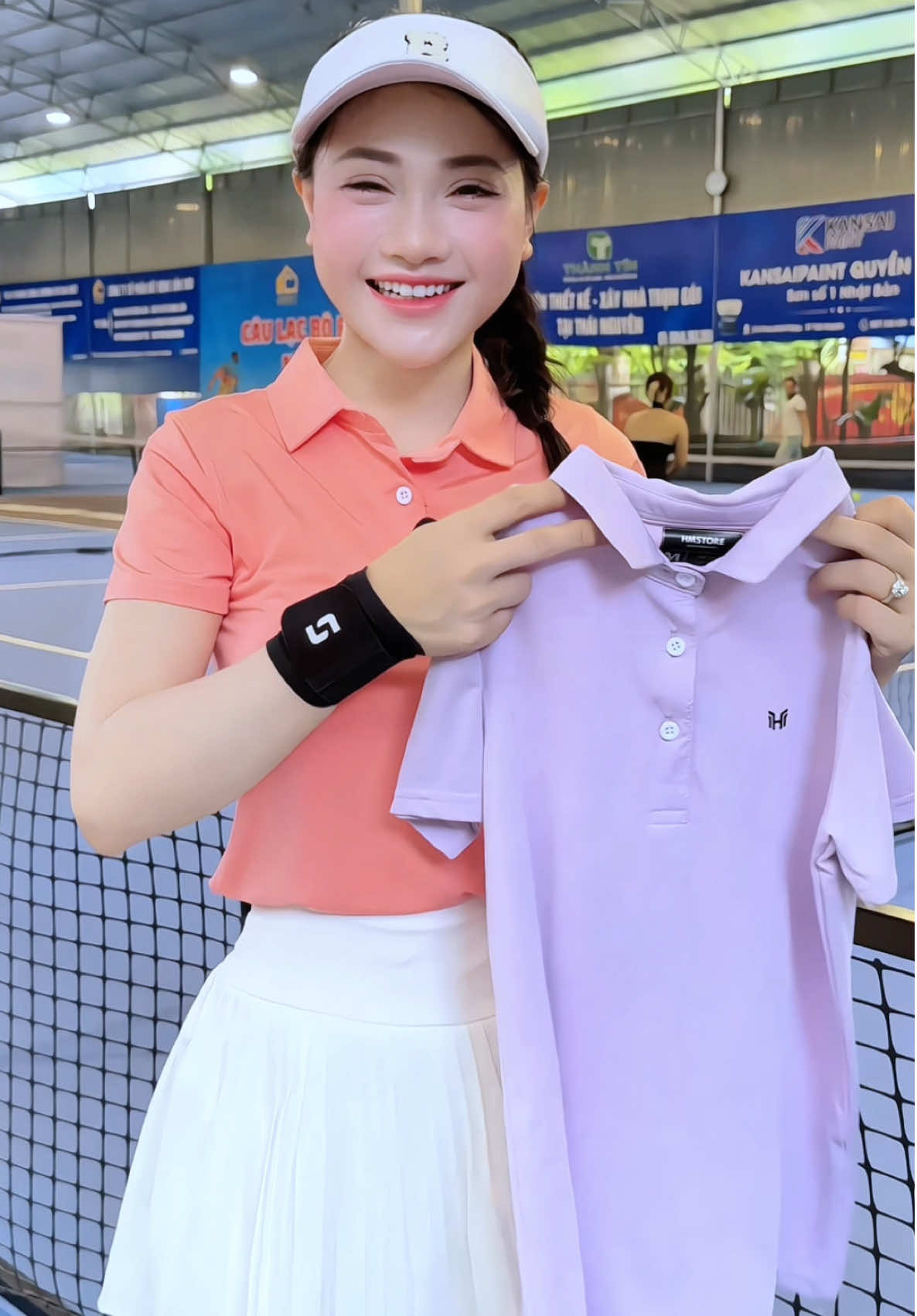 Áo thun polo thể thao #hmstore #thethao #xuhuong #pickleball #gym 