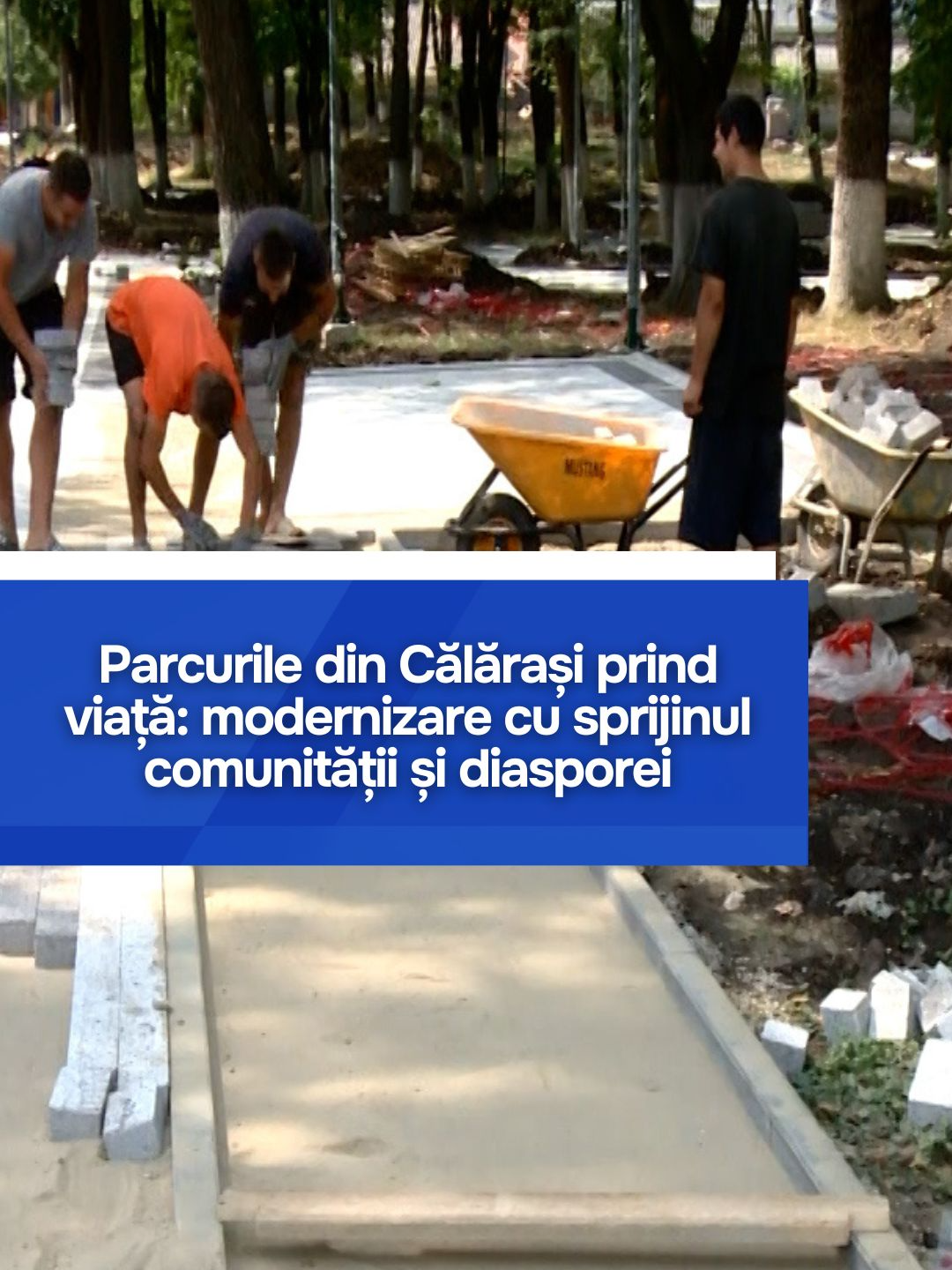 Parcurile din Călărași prind viață: modernizare cu sprijinul comunității și diasporei #Călărași #ParcModern #DezvoltareRegională #Diaspora #Comunitate #SpațiiVerzi #Moldova #SatulEuropean #Modernizare