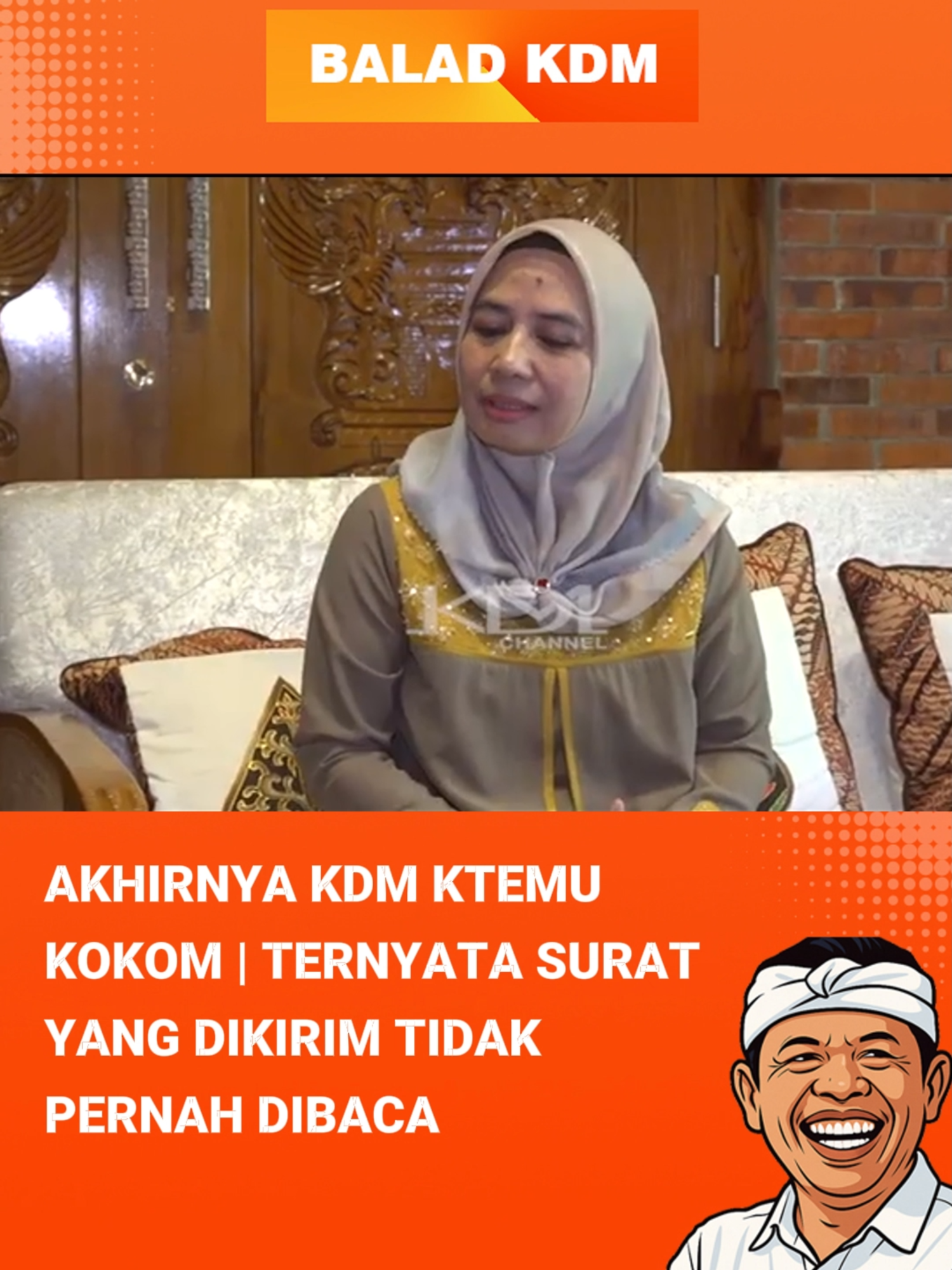 AKHIRNYA KDM KTEMU KOKOM | TERNYATA SURAT YANG DIKIRIM TIDAK PERNAH DIBACA #dedimulyadi #kdm #fypツ