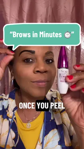 Quick + Easy Brows! ✨ Apply ➝ Wait ➝ Peel ➝ Done. Natural look, no stress—anyone can do it in minutes! #EyebrowTattooGel #QCBeauty #EasyBrows #NaturalLook #TikTokMadeMeBuyIt
