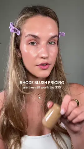 what do you think?? #rhodeblushes #rhodepricing #rhodepriceincreases #rhodepocketbush #beautymaths #beautymath #beautymathbyrachel #beautymathclass #makeupworththemoney #makeupworthbuying 
