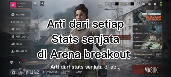Teks bukn punya gw seutuhny gw ambil dri discord😅. punya raszz kbnykn teksny #arenabreakouts9 #arenabreakoutid #arenabreakout #arenabreakoutglobal #arenabreakoutmobile 