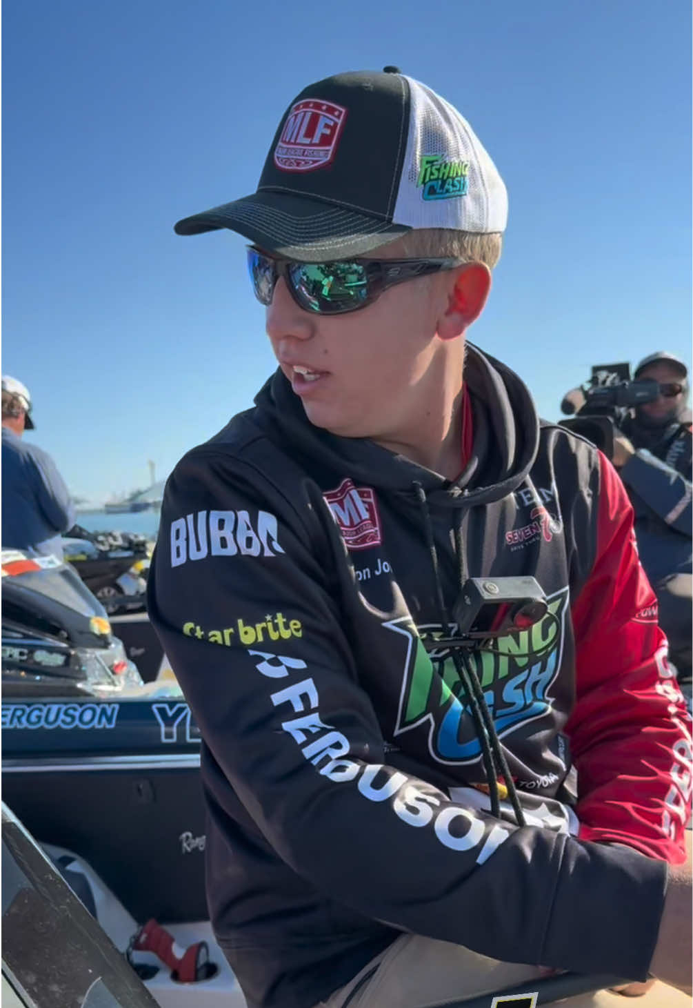 Who wouldn’t forget memories in fishing tournaments with your dad? Love how the Joneses each recall the events and yes Alton Jr. you have to start culling for dad before catching! Enjoy the time together boys. Thank you for taking the time for the Morning Takeoff with @5-hour ENERGY. #5HourEnergy #bassfishing #fatherandson #porthuron  @Discover the Blue Michigan ♥️ #fishtok