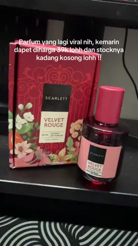 Kalau ready buruan di Co, Stocknya cepet banget sold soalnya. parfum best sellernya scarlett siapa yang setuju? #scarlett #parfum #parfumviral 