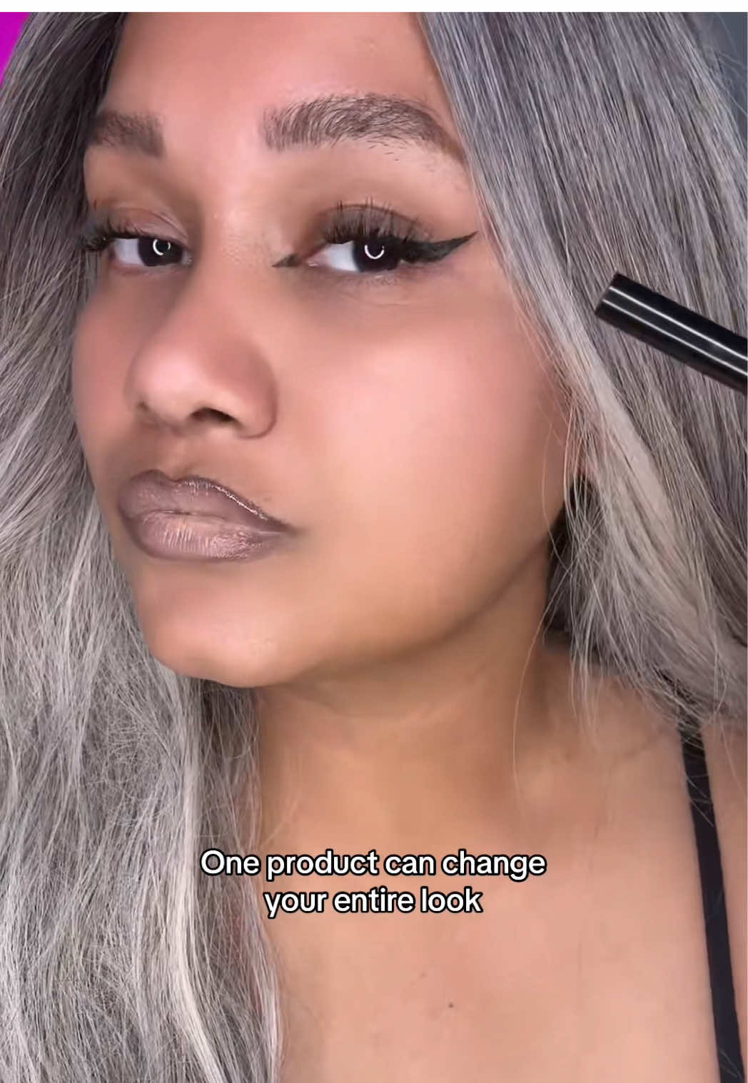 Yup it sure can…#wingedliner #Eyeliner #makeuplook #makeup 