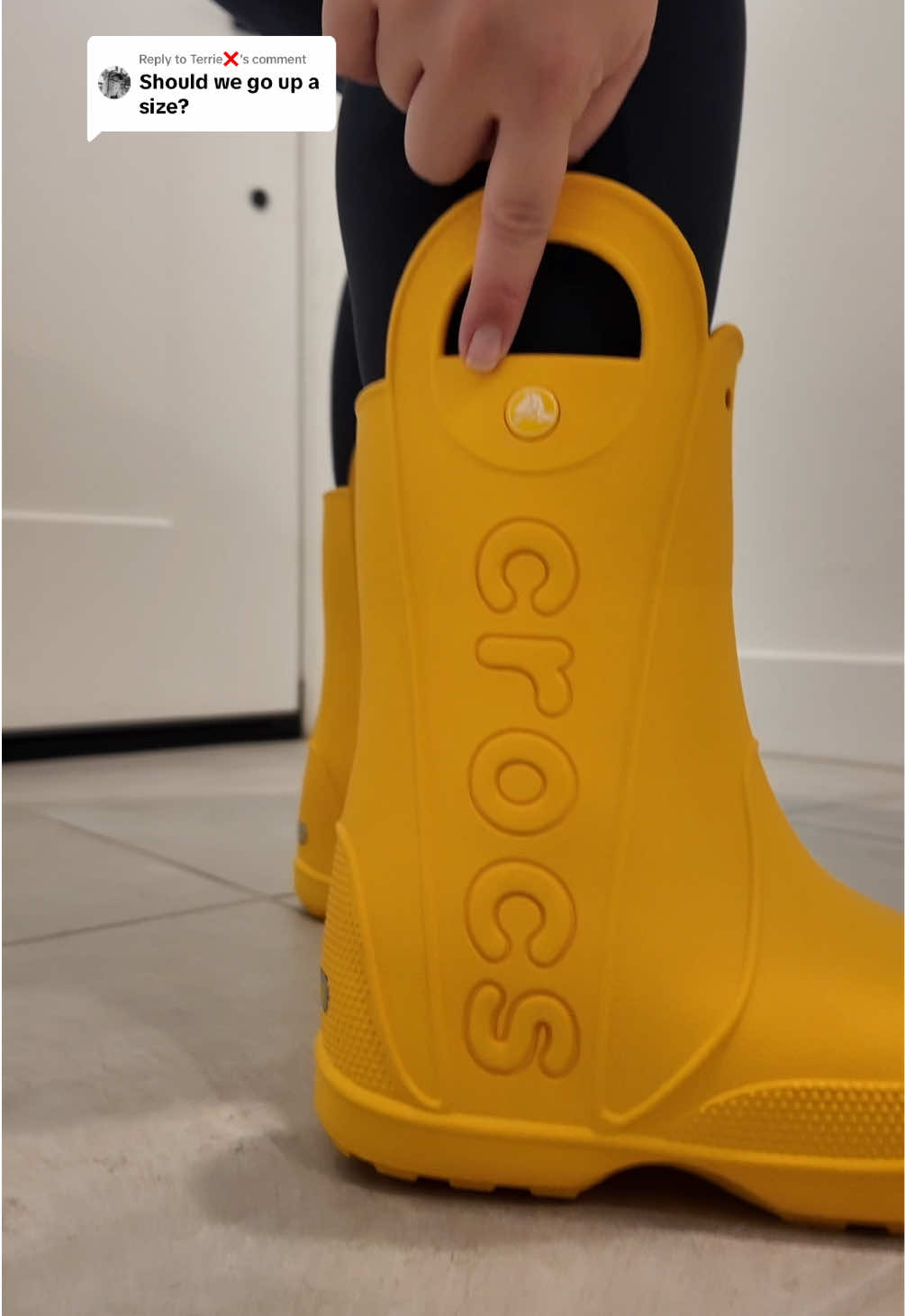 Replying to @Terrie❌ Crocs Handle It Rain Boots #crocs #crocsrainboots #rainboots #rainboot #fallfashion 