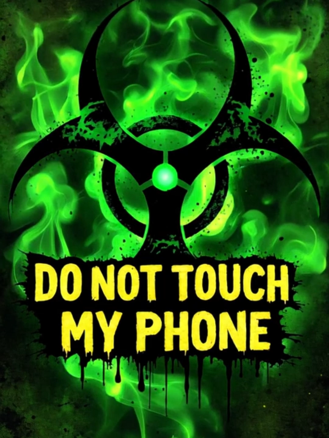 Live Wallpaper | Danger Zone: Do Not Touch #donttouchmyphone #toxicenergy #lockscreen #livewallpaper #dangerzone #biohazard #darkaesthetic #donottouch #ai #phonewallpaper