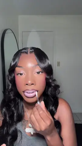My go to lip combo @Marviano Cosmetics @madebymitchell 🌸🍒 #lipcombo #lipcombotutorial #makeup #lipcombosforblackgirls #blackgirlmagic #blackgirlmakeup 