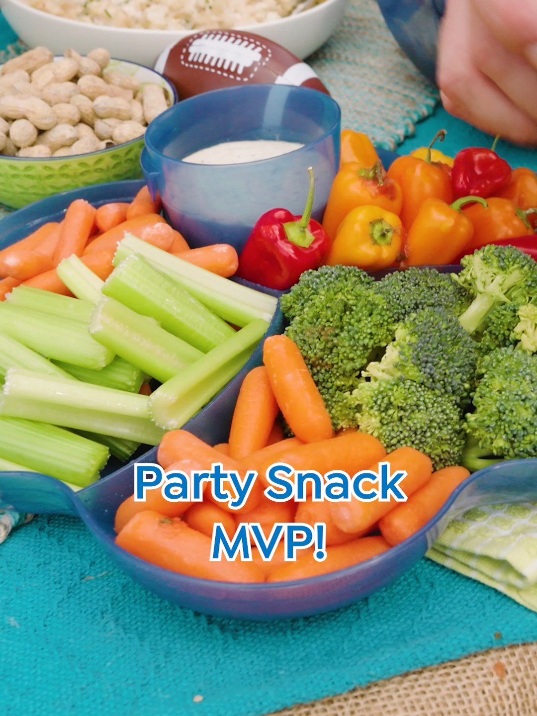 Snack in style—Tupperware’s Chip 'n' Dip Set brings party-ready flair with clever compartments and clip-on dip bowls 🍿🥕 #LoveHSN #Tupperware #Hosting #fyp #HostingTips
