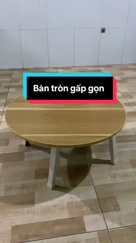 Bàn tròn Sofa ngồi bệt gấp gọn #bantrongapgon #bantronsofa #giadung #giadungtienich 