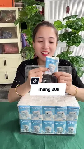 1 Thùng Khăn Giấy Mini Bỏ Túi TopGia 1 Túi Có 8 Khăn Giấy Khổ To Và Dày 4 Lớp Miễn Phí Ship Ạ #giayrut #khangiaytopgia #xuhuong 