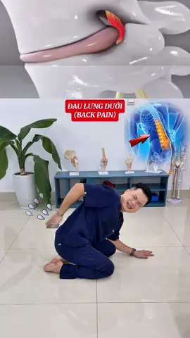 Bài tập kéo giãn vùng lưng dưới mà không cần hỗ trợ. Cùng tập theo Sơn và để lại cảm nhận bên dưới nhé! #vungocson #drson #theanh28 