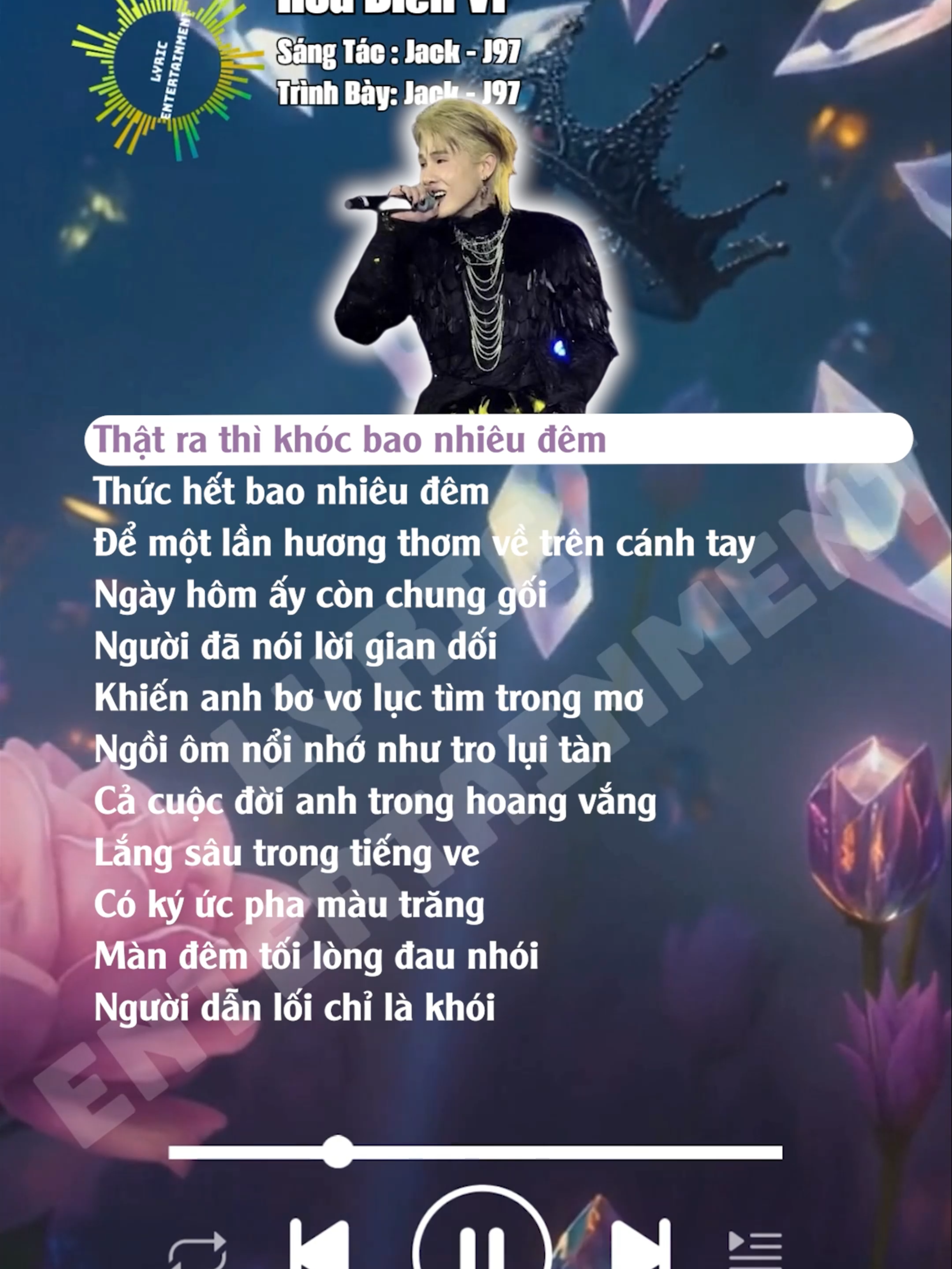 Hoa Diên Vĩ - Jack - J97 #j97 #jack #trinhtranphuongtuan #hoadienvi #lyrics #fyp #xuhuong