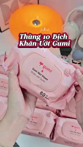 Thùng 10 bịch khăn ướt Gumi siu hời  #khanuotgumi  #khanuotkhongmui  #banacocoreview  #gumi #khanuot 
