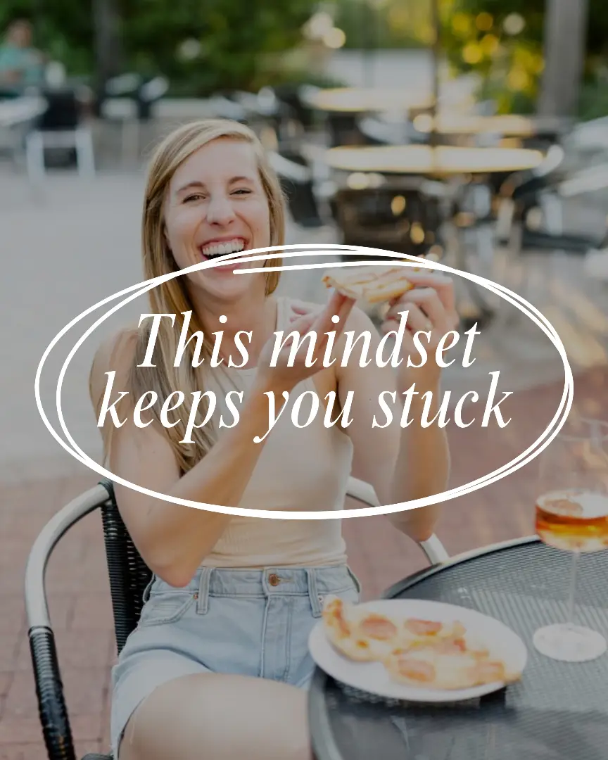 That “I’ll work it off tomorrow” mindset? It keeps you stuck in the guilt cycle. You deserve to enjoy your meals without shame — and fuel your body with consistency, not punishment. Follow @cschmidt.fit for metabolism support & real-life food freedom 💛