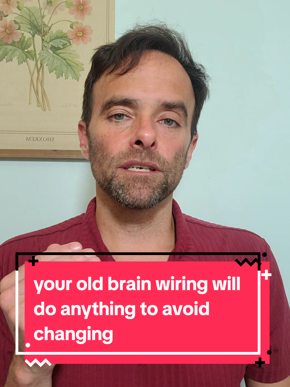 your old brain wiring is going to try to stick around by telling you that you can't change, you're too old to change, or other excuses as to why your old programming is right. the good news is that Neuroscience has shown that your brain is neuroplastic, meaning this old wiring is not reality, and that you can change, if you believe you can. #neuroplasticity #mindset #mindsetshift #innerwork 