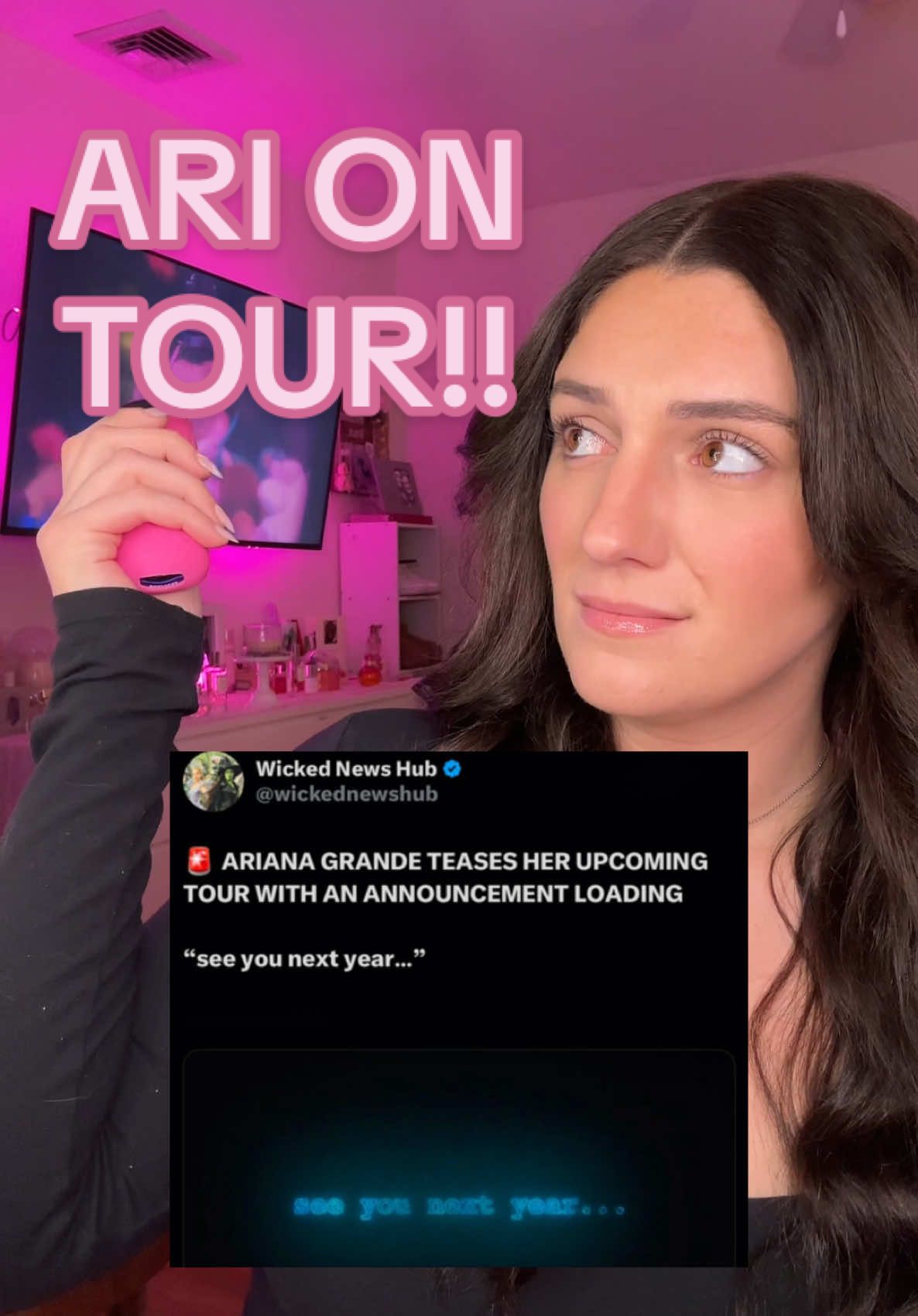 ARIANA JUST CONFIRMED THAT BRIGHTER DAYS AHEAD TOUR IS HAPPENING NEXT YEAR SCREAM WITH ME 😭✨✨✨✨✨ #tourannouncement #arianator #arianagrande #brighterdays #brighterdaysahead #ari 