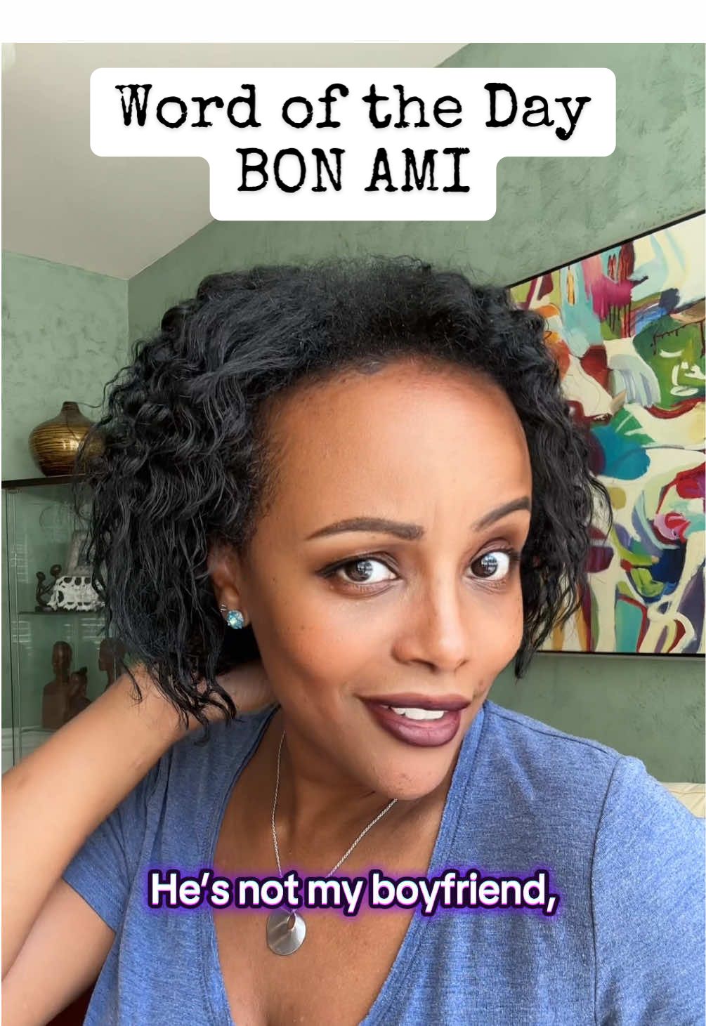 Word of the Day 🤝 Bon ami (n.): a good friend—one who shows up, listens deep, and just gets you. In a world full of followers, a bon ami is the algorithm your soul actually needs. #wordoftheday #bonami  #vocabulary #tiktokeducation #newwords 