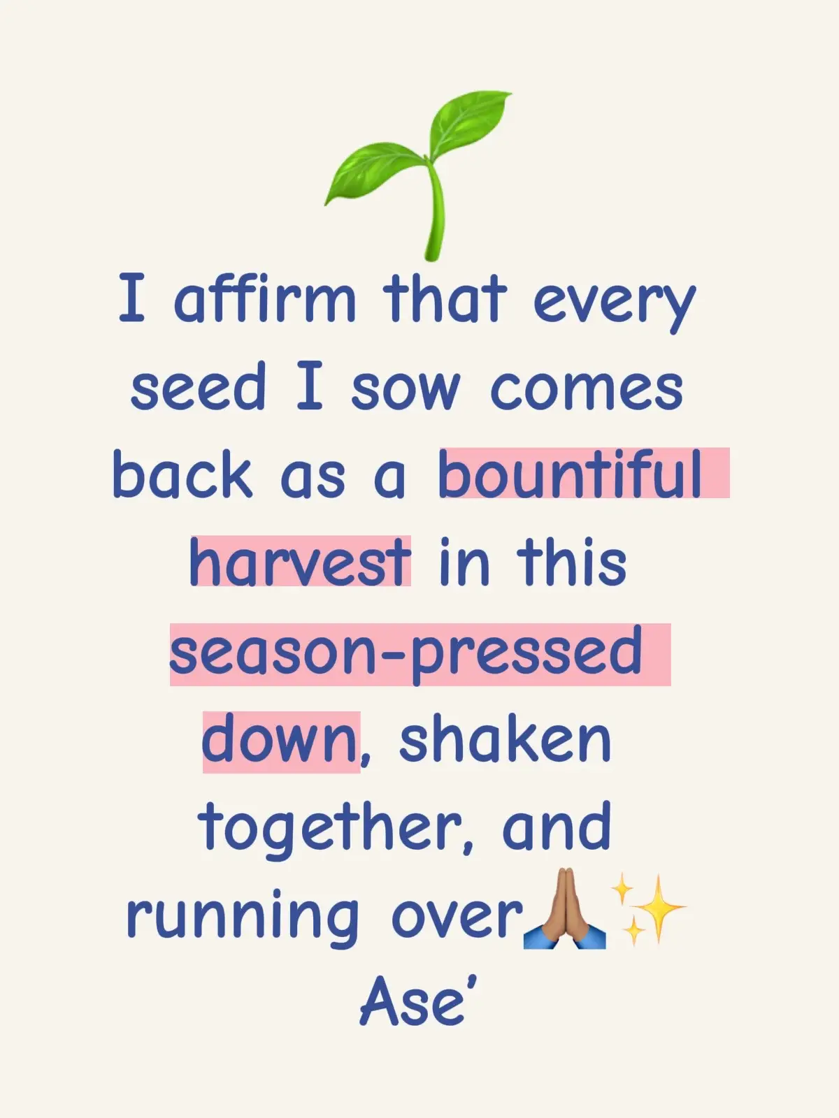 Let me tell y’all something—when you plant your seeds in faith, you never have to chase the harvest #harvest #faith #favor #genxtiktoker 