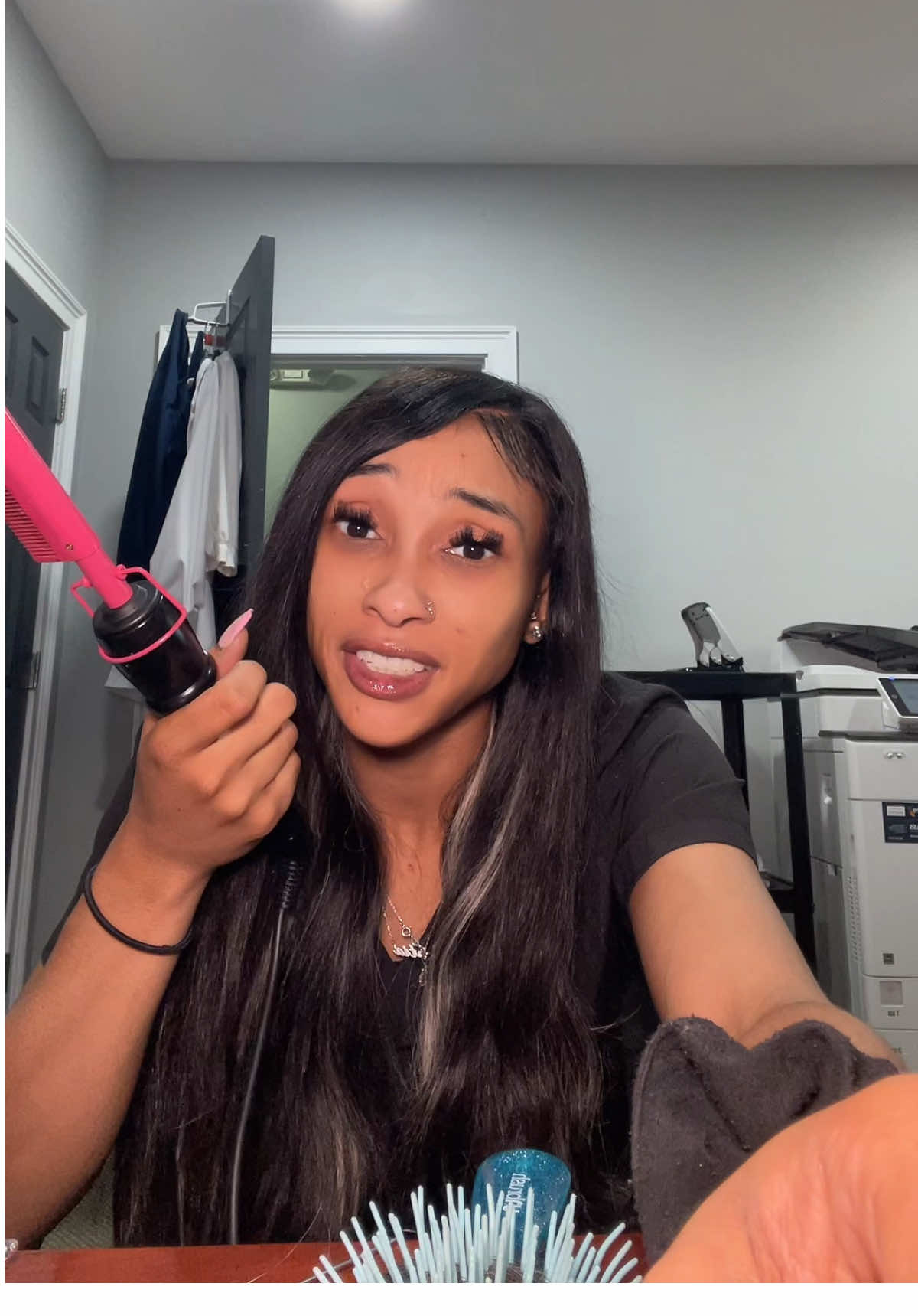 grwm guys let’s do my hair! #grwm #fyp #wednesday #luvmehair 